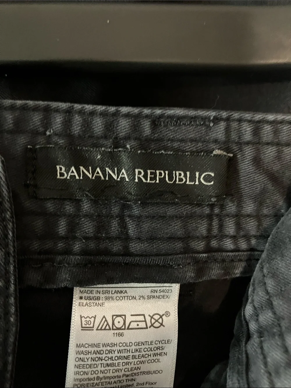 Banana Republic Black Cargo Utility Pants